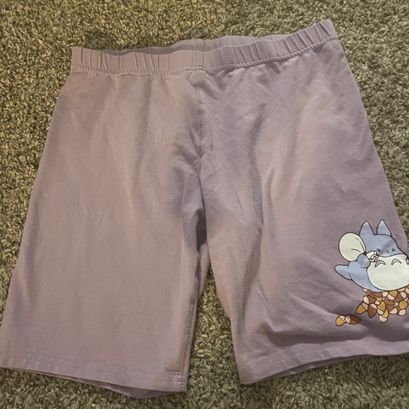 Hot topic, purple, Totoro pajama shorts. - Picture 1 of 4